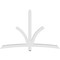Ekena Millwork Davenport Architectural Grade PVC Gable Bracket, 84"W x 56"H x 4"D x 4"F, 16/12 Pitch GBP084X56X0404DAV00 - alternate 5